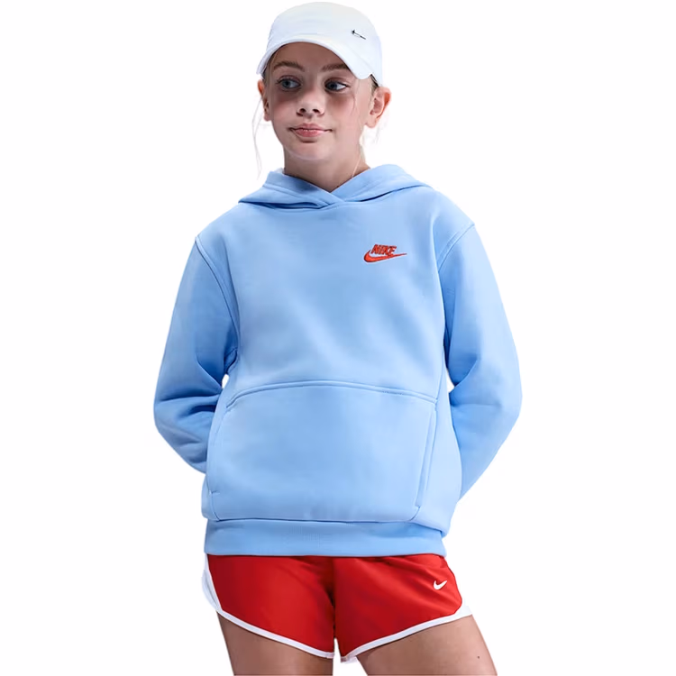 Толстовка Nike K NSW CLUB FLC HDY LBR